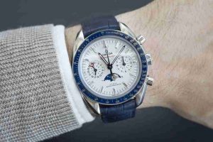 Introducing The Omega Speedmaster Moonphase Chronograph Platinum Gold Watches Replica