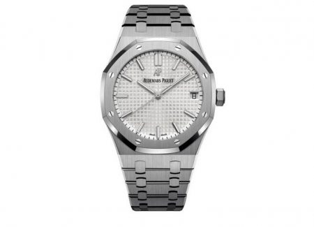 Replica Audemars Piguet Royal Oak Silver Dial Caliber 4302 Stainless Steel 41mm 15500 Review