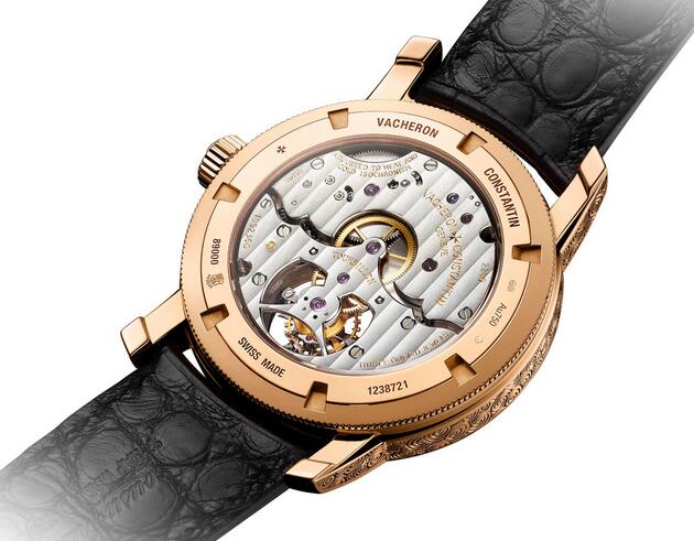 Replica Vacheron Constantin Traditionnelle Tourbillon Qilin 18k Pink Gold Watches Review 1