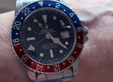 Nader Jahanbani And His Replica Rolex GMT-Master Mark III Radial ref. 1675 Dial Watch 1