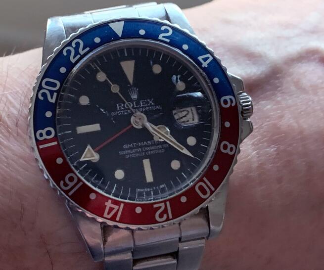 Nader Jahanbani And His Replica Rolex GMT-Master Mark III Radial ref. 1675 Dial Watch 1