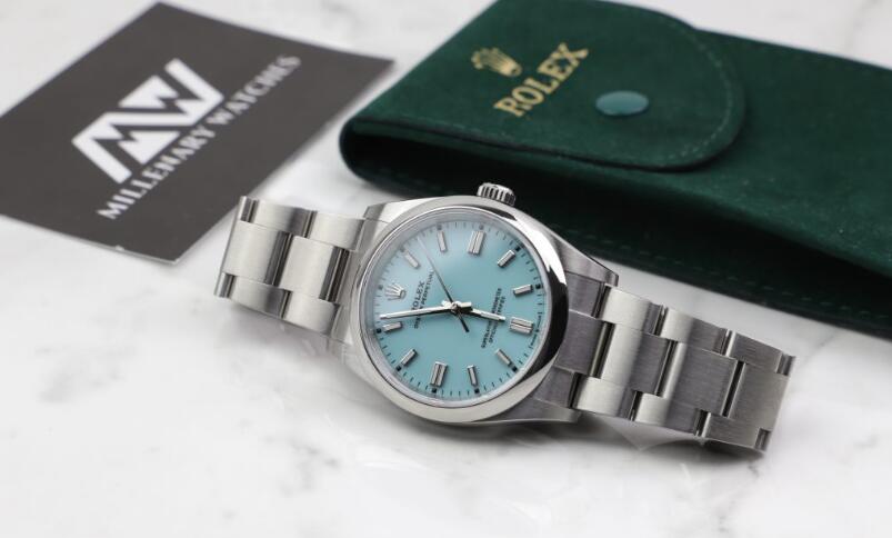 Discussion of Replica Rolex Oyster Perpetual Tiffany Blue Watches 1