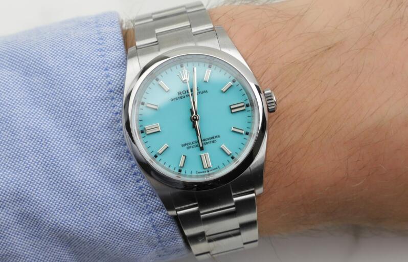 Discussion of Replica Rolex Oyster Perpetual Tiffany Blue Watches 2