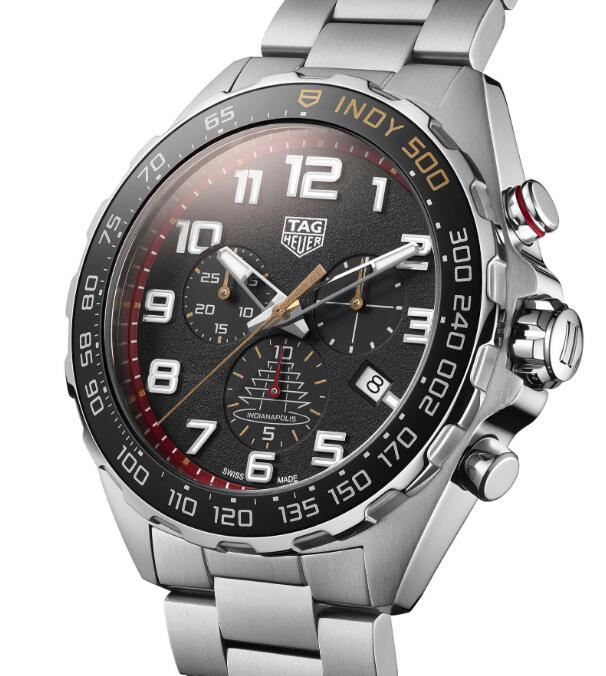 The Limited Edition Replica TAG Heuer Formula 1 Indy 500 Stainless Steel 43mm Watch 3